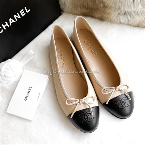 ballerine chanel online|Chanel ballet flats beige.